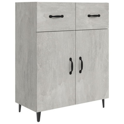 Berkfield Classic Sideboard Concrete Grey 69.5X34X90 Cm Engineered Wood - image 1