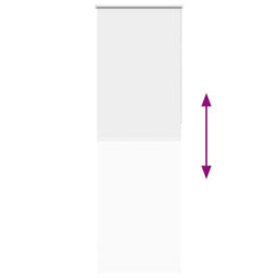 Walplus Blackout White Roller Blind 80X230 Cm, Fabric Width 75.7 Cm Polyester - thumbnail 9