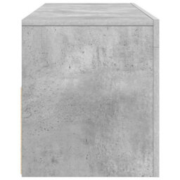 Berkfield Modern Tv Cabinet With Led Lights Concrete Grey 120X35X40 Cm - thumbnail 9