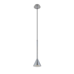 Luminosa Lighting Luminosa Modern Hanging Pendant Satin Nickel 1 Light Led, Gu10