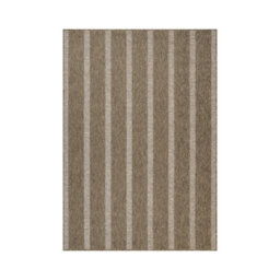 Melrose Summer Stripe Latte Low Pile Height 3mm Indoor Outdoor Medium Area Rug - 120/170Cm - thumbnail 2
