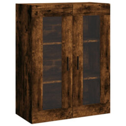 Berkfield Elegant Highboard Smoked Oak 69.5X34X180 Cm Engineered Wood - thumbnail 5