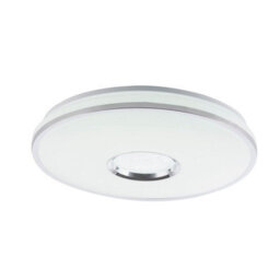 Luminosa Lighting Luminosa Rena Integrated Led Semi Flush Ceiling Light White Led Dimmable 3000-6500K Remote Control Timer - thumbnail 1