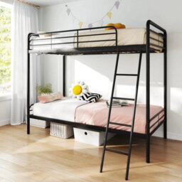 Single Over Single Bunk Bed Metal Bunk Bed - thumbnail 1