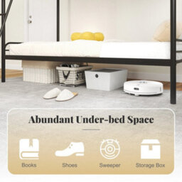 Single Over Single Bunk Bed Metal Bunk Bed - thumbnail 4