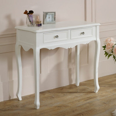 Melody Maison White Console / Dressing Table - Victoria Range - image 1