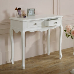 Melody Maison White Console / Dressing Table - Victoria Range - thumbnail 3