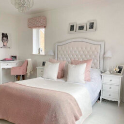 Melody Maison White Console / Dressing Table - Victoria Range - thumbnail 5