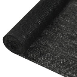 Berkfield Privacy Net Black 1.5X50 M Hdpe 195 G/m2 - thumbnail 1