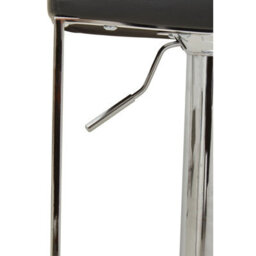 Orsina Baina Dark Grey And Chrome Square Base Bar Stool - thumbnail 9