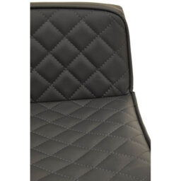 Orsina Baina Dark Grey And Chrome Square Base Bar Stool - thumbnail 7