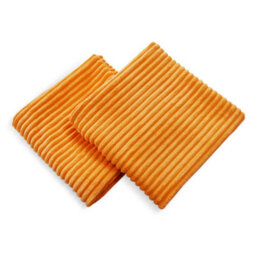 "Deconovo Set Of 2 Super Soft Corduroy Cushion Covers Orange 20""x20""" - thumbnail 3