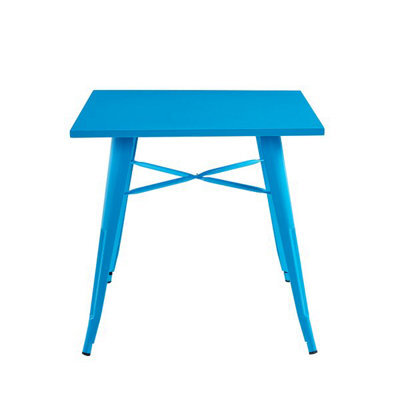 Minster Garden Bar Table - Metal - L80 X W80 X H76 Cm - Blue - image 1
