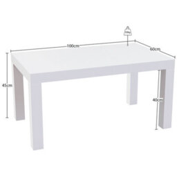 Lassic Vida Designs Beeston Coffee Table, White - thumbnail 8