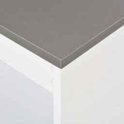 Berkfield Durable Bar Table With Shelf White 110X50X103 Cm - thumbnail 5