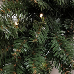 60Cm Decorative Pre-Lit Christmas Wreath With Warm White Leds - thumbnail 7