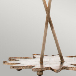 Flambeau Nettle Lux 1Lt Table Lamp Finish: Gold/cream Wired: 2X60W E27 220-240V 50Hz - thumbnail 6