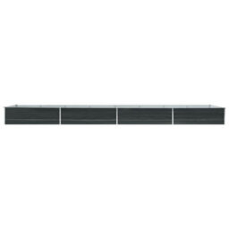 Berkfield Garden Raised Bed Galvanised Steel 600X80X45 Cm Anthracite - thumbnail 3