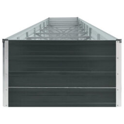 Berkfield Garden Raised Bed Galvanised Steel 600X80X45 Cm Anthracite - thumbnail 4