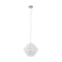 Pagazzi Lighting Pagazzi Heini Chrome And Crystal Pendant Ceiling Light - thumbnail 1
