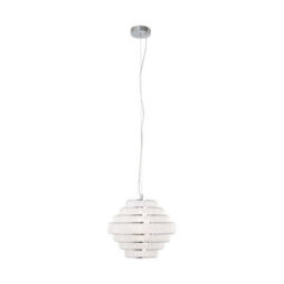 Pagazzi Lighting Pagazzi Heini Chrome And Crystal Pendant Ceiling Light - thumbnail 2