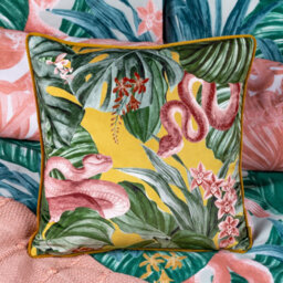 Furn. Medinilla Tropical Floral Feather Filled Cushion - thumbnail 4