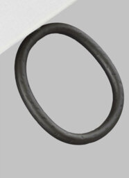 Elegant Oval Metal Wall Light With White Linen Shade And Aged Iron Finish - thumbnail 2
