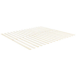 Beliani Light Pine Double Bed Frame 4Ft6 - Slatted Base, Modern Industrial Design - thumbnail 6