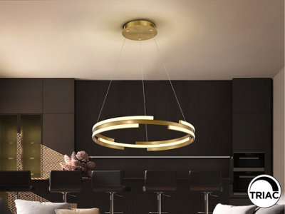 Luminosa Lighting Luminosa Ciclos Pendant Ceiling Light Gold Led 3000K - Uk Stock - image 1