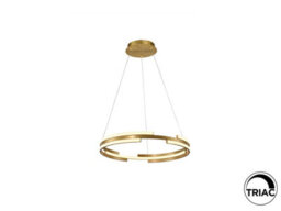 Luminosa Lighting Luminosa Ciclos Pendant Ceiling Light Gold Led 3000K - Uk Stock - thumbnail 4