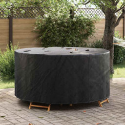 Walplus Outdoor Furniture Cover Black 182 X 182 X 71 Cm 420D Fabric - thumbnail 1
