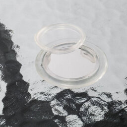 Urbn-Living Urbnliving 70Cm Height Round Black Metal & Decorative Glass Garden Patio Bistro Side Table Parasol Hole - thumbnail 4