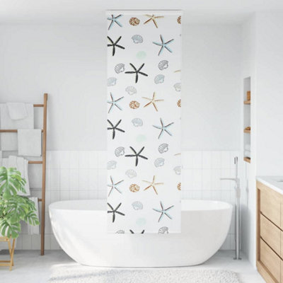 Berkfield Durable Shower Roller Blind With Cassette 60X240 Cm Fabric Width 56 Cm