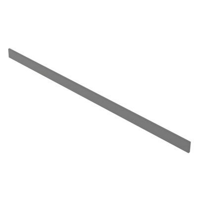 Ashford Matt Dusty Grey Straight Plinth (L)2400mm - image 1