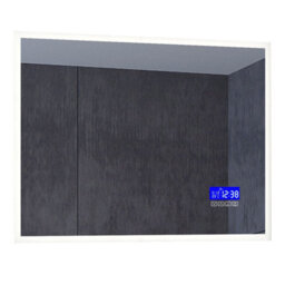 Plum&clay Summit Led Illuminated Bathroom Mirror With Bluetooth Speakers & Dual Light (H)700mm (W)1200mm