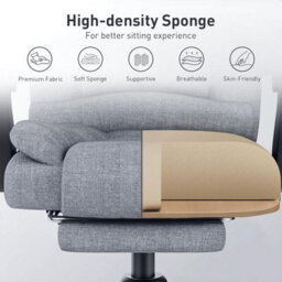 Onemill Executive Office Chair With Footrest,computer Chair With Tilt Function For Home Office Working - thumbnail 8