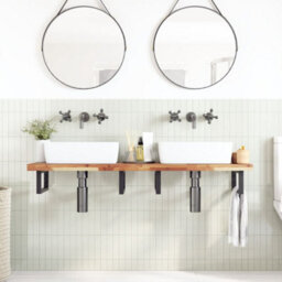 Berkfield Bathroom Vanity Top Oil Finished 160X40X4 Cm Solid Wood Acacia - thumbnail 2