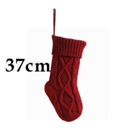 Amorly 5Pcs 14.6 Inch Small Cable Knit Christmas Stockings, Hanging Knitted Xmas Stockings For Fireplace Holiday Home Party Decor - thumbnail 6