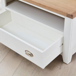 The Furniture Market Cheshire White Painted Corner Tv Unit Up To 50 Tv Size - thumbnail 5