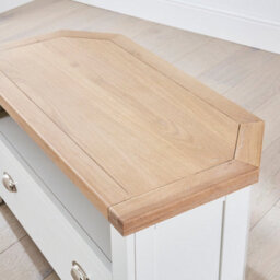 The Furniture Market Cheshire White Painted Corner Tv Unit Up To 50 Tv Size - thumbnail 6
