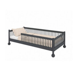 Arte Star Graphite 90 X 200Cm European Single Bed - Foam/bonnell Mattress Included - thumbnail 1