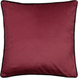Paoletti Tropical Cheetah Velvet Piped Feather Filled Cushion - thumbnail 2
