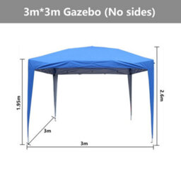 Sundaze 3X3M Blue Pop Up Gazebo Tent Outdoor Garden Shelter Folding Marquee Canopy With Frame (No Side Panels) - thumbnail 2
