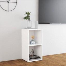 Berkfield Tv Cabinet White 72X35X36.5 Cm Engineered Wood - thumbnail 4