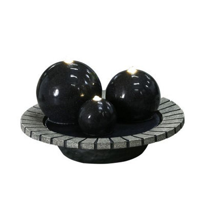 Outdoor Living UK Rathlin Spheres Mains Power Water Feature
