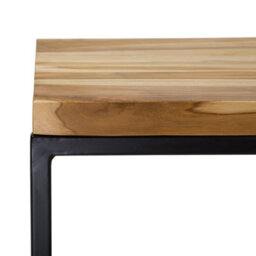 Beliani Coffee Table Provo Teak Wood Brown - thumbnail 7
