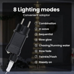 Vidaxl Led Christmas Tree With Stand Warm White 70 X 70 X 250 Cm Metal - thumbnail 9