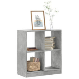 Berkfield Bookcase Concrete Grey 68.5X32X75 Cm Engineered Wood - thumbnail 1