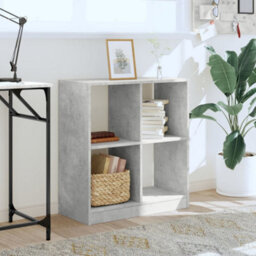 Berkfield Bookcase Concrete Grey 68.5X32X75 Cm Engineered Wood - thumbnail 3