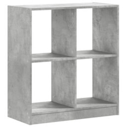 Berkfield Bookcase Concrete Grey 68.5X32X75 Cm Engineered Wood - thumbnail 2